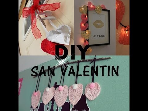 Diy decoracion para  san valentin | valentine's day