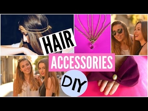 DIY HAIR ACCESSORIES ft. A touch of pink ⎥Lady Scarlett