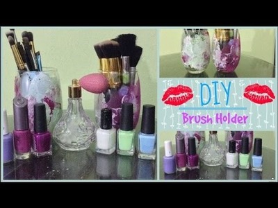DIY: Makeup Brush Holder | Desiree Gneco