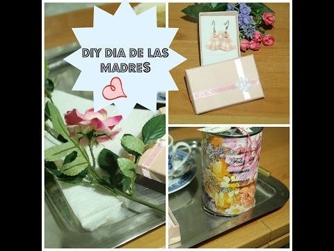 ❤DIY, Día de las madres❤ Cupcacake enlatado, Aretes y Bebida caliente (Colaborativo.