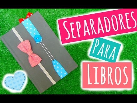 DIY - SEPARADORES PARA LIBROS