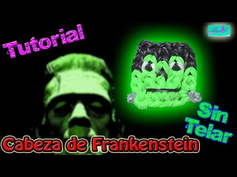♥ Tutorial: Cabeza de Frankenstein de gomitas (sin telar) ♥