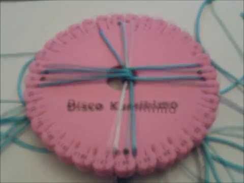 Tutorial pulsera cuadrada Kumihimo