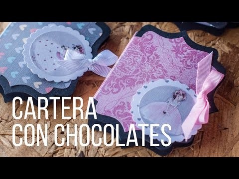 Cómo hacer una Cartera con chocolates DIY
