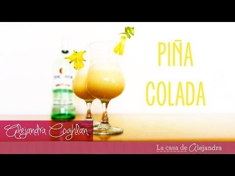 Preparar Piña Colada - DIY Piña Colada preparation