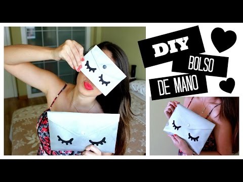 DIY Bolso De Mano Utilizando Una Carpeta