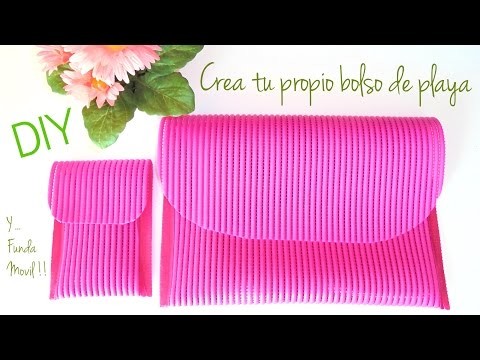 DIY - CREA TU BOLSO PARA LA PLAYA. PISCINA Y FUNDA MÓVIL.