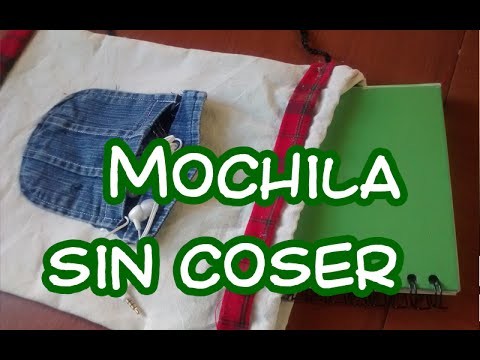 DIY: Mochila sin coser