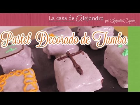 Sorprende en Día de Muertos  con un Pastel Decorado de Tumba DIY Alejandra Coghlan