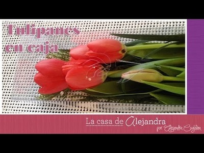 Caja de Tulipanes DIY - Alejandra Coghlan