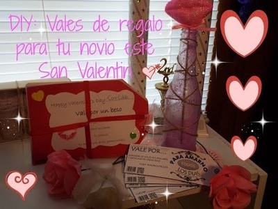 DIY: Vales de regalo para tu novio este San Valentin