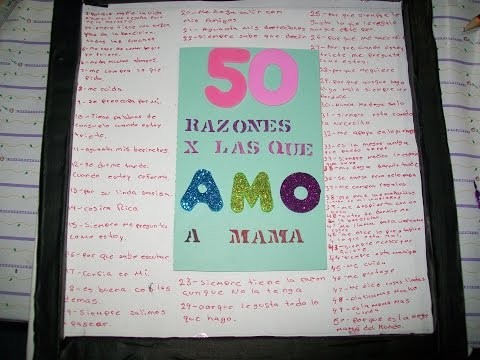 DIY Cuadro 50 Razones