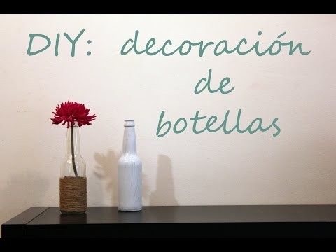 DIY LOW COST: decoración de botellas!