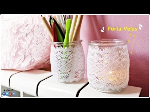 DIY | ¿TE SOBRAN BOTES DE CRISTAL? DECÓRALOS !! ♥ @MiyouDz ♥