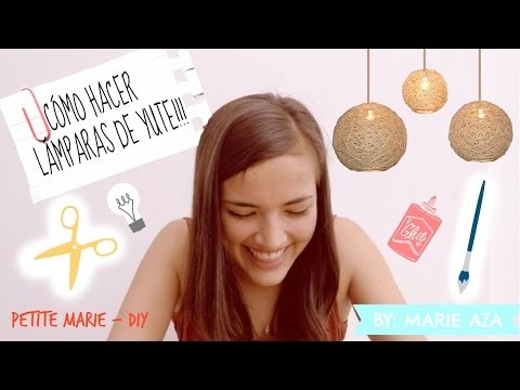 LÁMPARA DE YUTE - Marie Aza | DIY