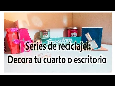 DIY: Decora tu habitación o escritorio sin gastar! Usa pedazos de madera y haz cosas lindísimas.