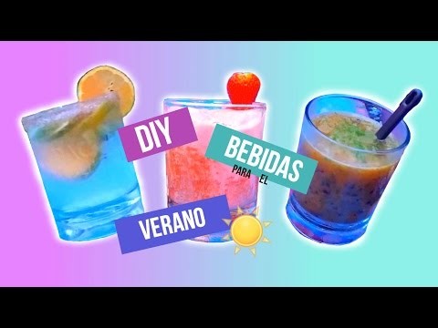 DIY | Fácil y Rápidas Bebidas Para El Verano ☀