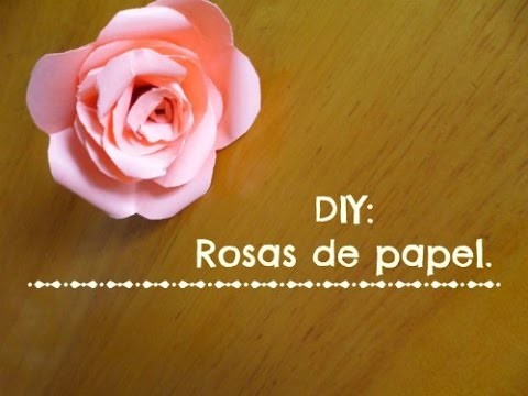 DIY Rosas de papel │SoloUnaLectoraMás