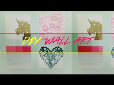 DIY: Arte en Canvas Colorido - Colorful Canvas Wall Art