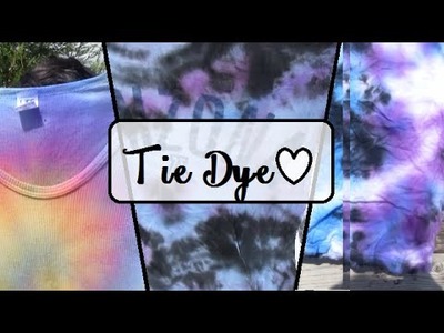 DIY ♥ Como decorar tus camisas - how to Tie Dye