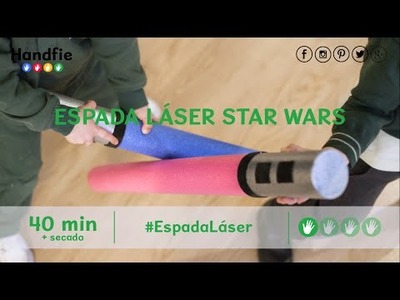 Cómo hacer una espada láser de Star Wars · Handfie DIY