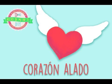 DIY - Almohada Corazón Alado ❤️ (Regalo para San Valentín)