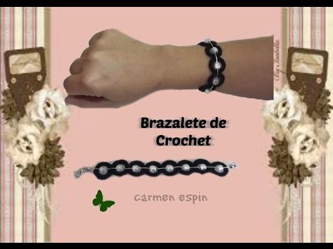 DIY:BRAZALETE DE CROCHET