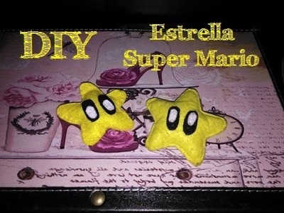 DIY- Broche fieltro estrella Super Mario Bros