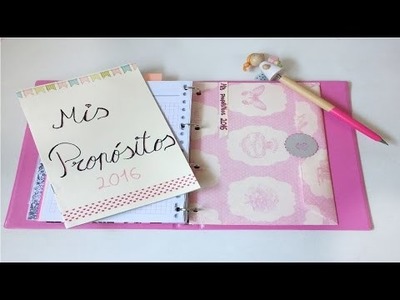 DIY Cómo hacer un sobre para agendas con anillas | Laila color - Poncolorentuvida