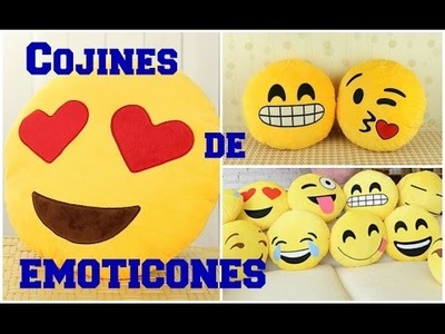 DIY: Haz Cojines De Emoticones ♥ Super facil y lindos! - Cute & Easy Heart Emoji Pillows