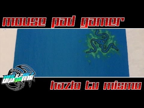 DIY - MOUSE PAD GAMER - HAZLO TU MISMO