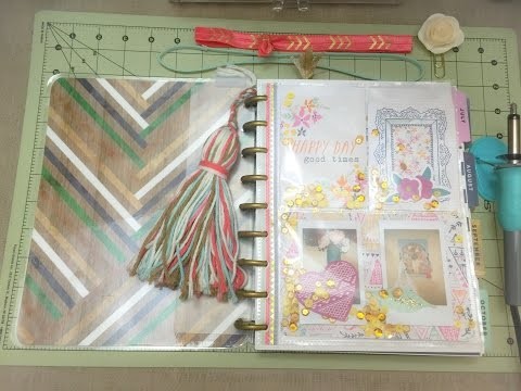 DIY: Shaker Dashboard for the Happy Planner!!