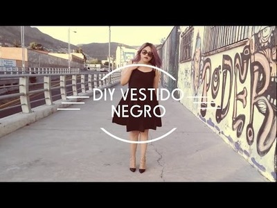 DIY: VESTIDO NEGRO | DIY LITTLE BLACK DRESS | LA MALVESTIDA |