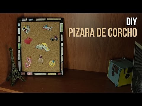 Pizarra de corcho DIY |  PROPÓSITOS DE AÑO NUEVO
