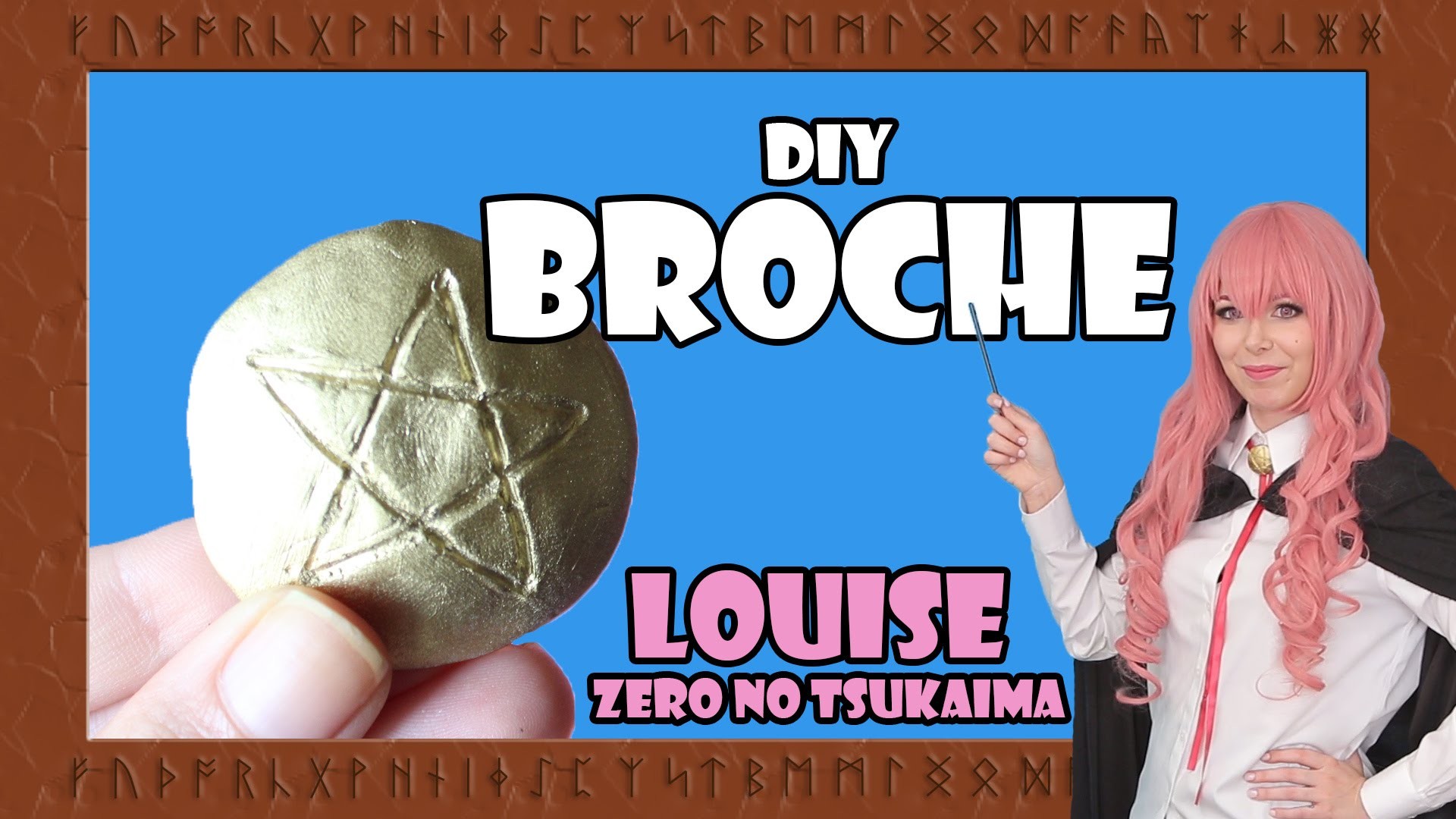 [DIY] BROCHE DE LOUISE ❤ ZERO NO TSUKAIMA ゼロの使い魔  COSPLAY TUTORIAL