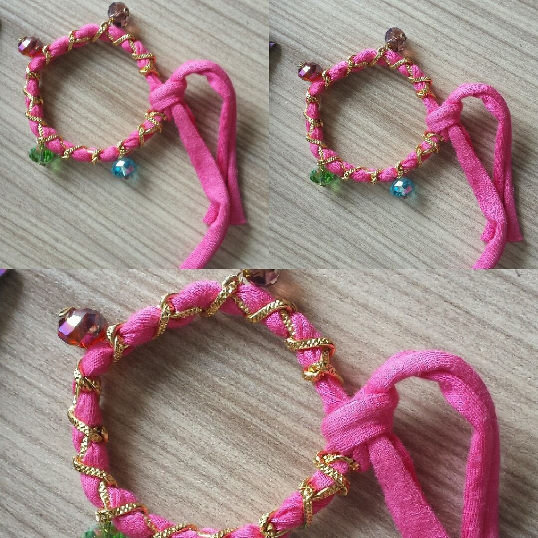 DIY pulsera de trapillo fácil.  bracelet trapillo