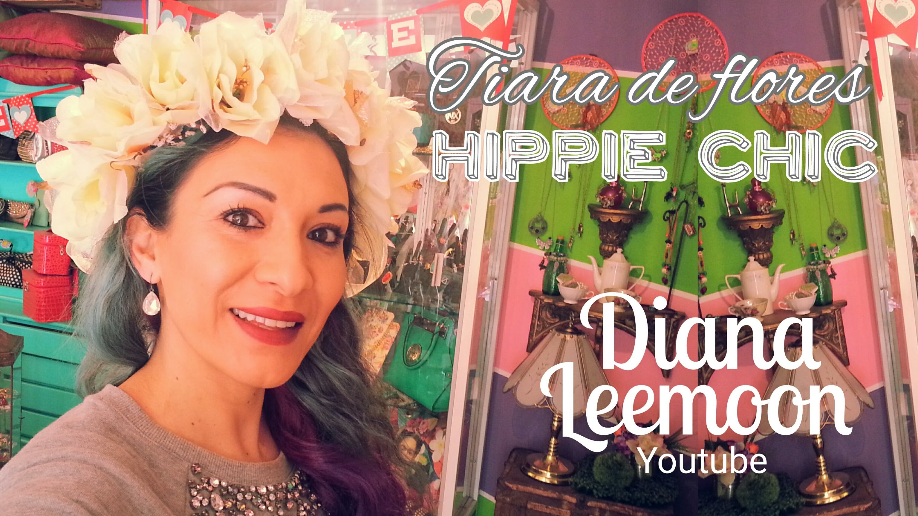 DIY ♡ TIARA DE FLORES HIPPIE CHIC
