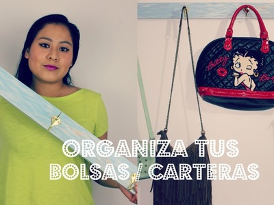 ORGANIZADOR DE BOLSAS. CARTERAS; DIY | MOXA ♡