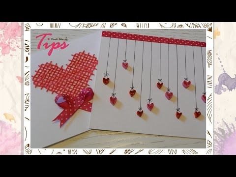14 de FEBRERO - Tarjeta san valentin - DIY Filigrana