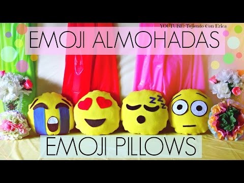 DIY Como hacer Emoji Almohadas | Tejiendo Con Erica