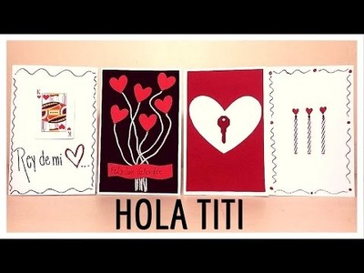 Cómo hacer tarjetas de San Valentín - Hola Titi DIY