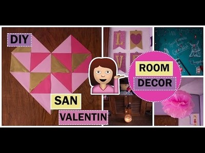 DIY | Decora tu habitacion | Room Decor | San Valentin ♡