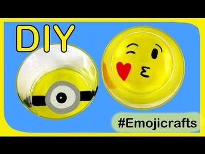 DIY emoji vasos, ideas con emoticonos #emojicrafts