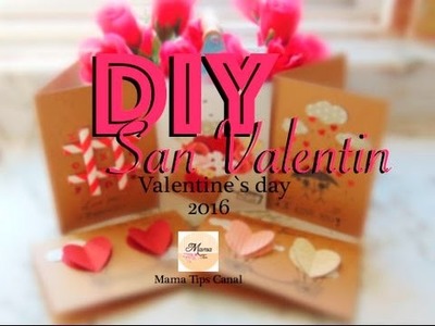 DIY Tarjetas de San Valentin 2016. valentine's day Cards