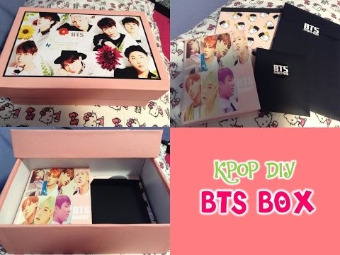 KPOP DIY Como hacer una lucky box o caja sorpresa (BTS)