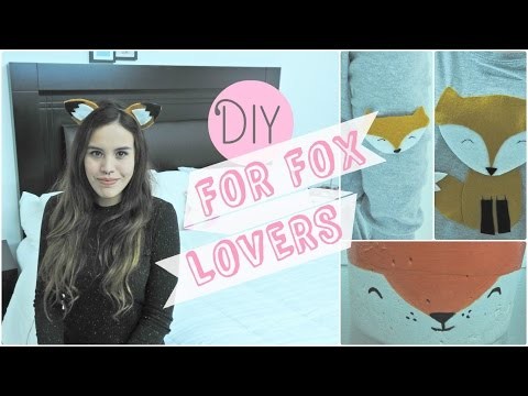 3 DIY de zorritos (fox diy)