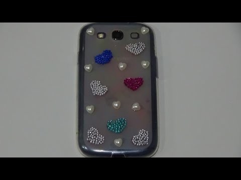 DIY .FUNDA MOVIL CORAZONES
