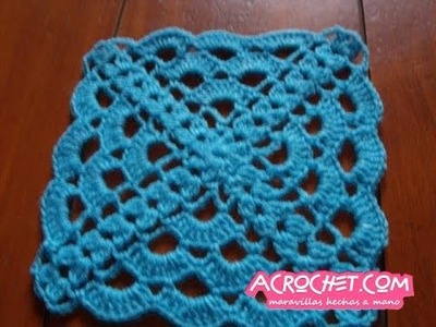 Blog Acrochet Abanicos pequeños 4 lados tecnica de crochet