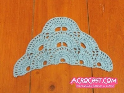 Blog Acrochet Chal semicirculo tejido al crochet