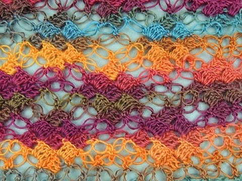 Crochet: Punto Salomon Variacion # 5